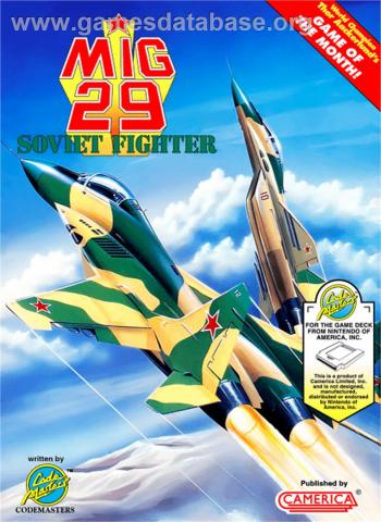 Cover MiG 29 - Soviet Fighter for NES